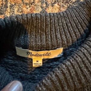 Madewell Charcoal Crewneck Sweater